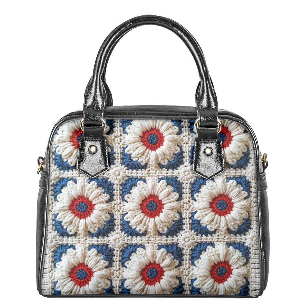 RWB Granny Squares Bowler Bag