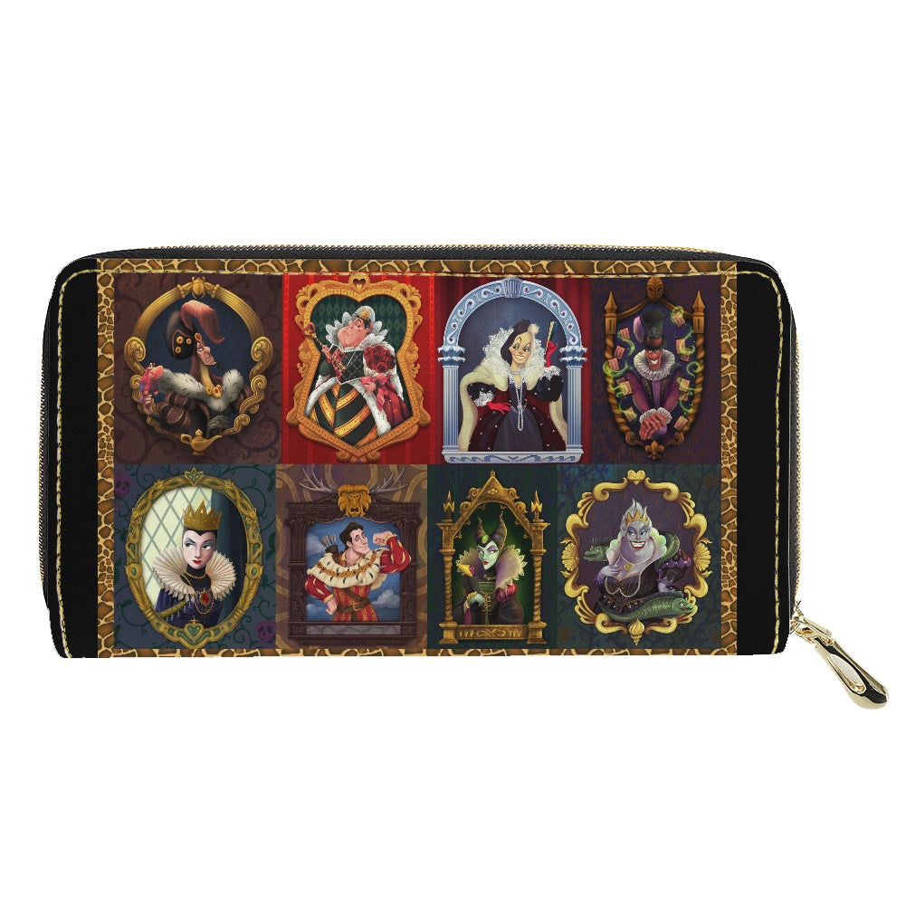 Villain Gallery PU wallet (nylon zipper)