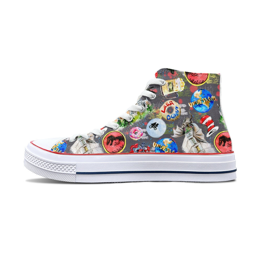 Universal High Top Canvas Shoes