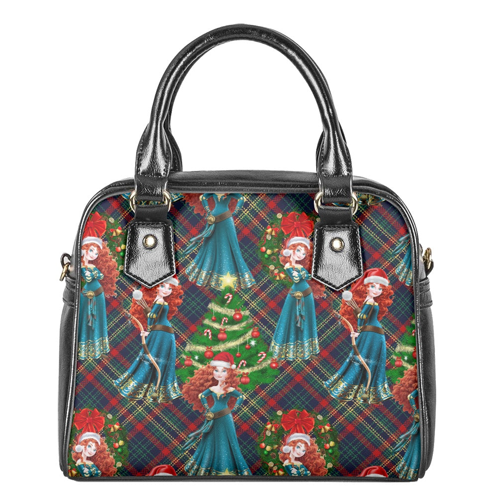 Scottish Christmas Bowler Bag