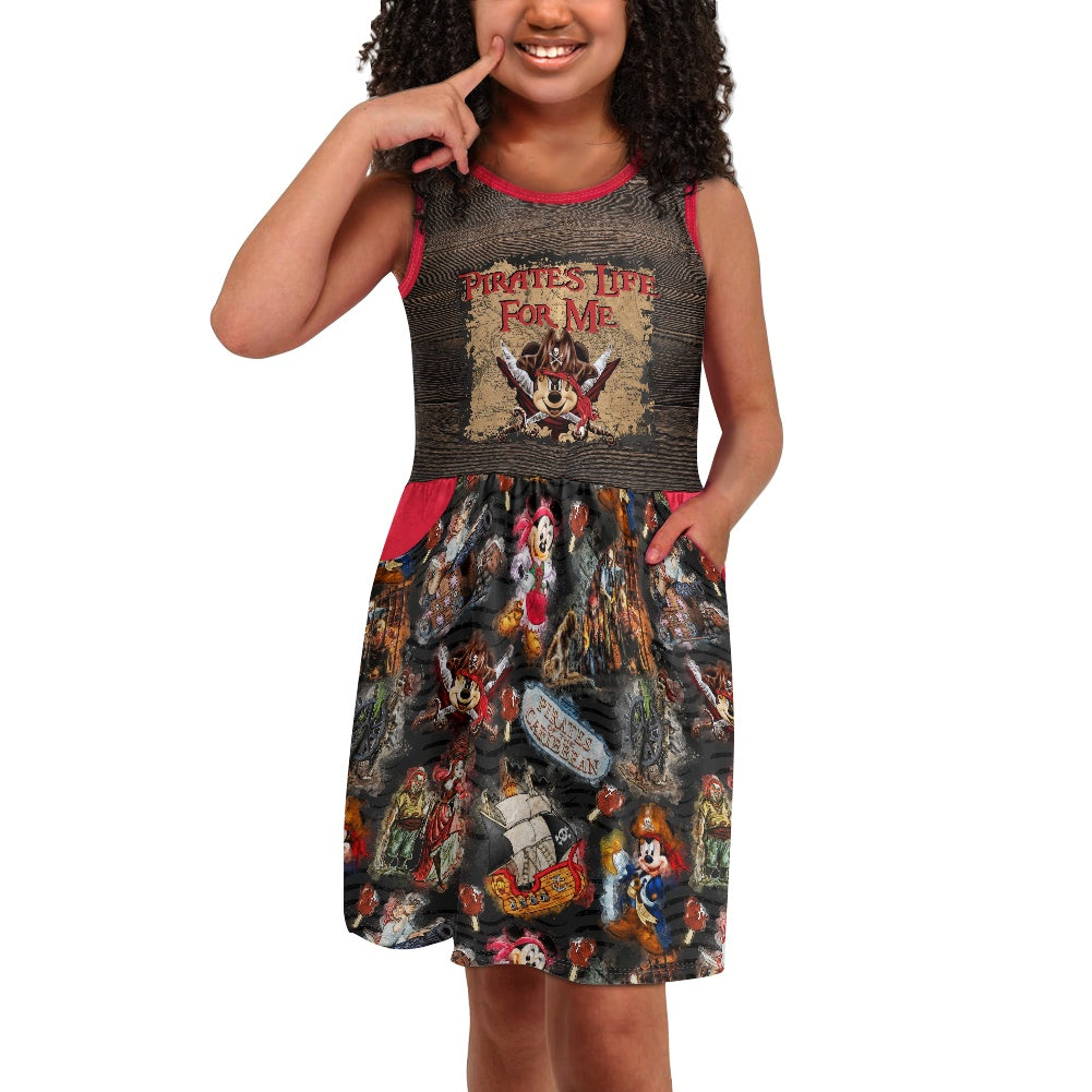 Pirates Life Girl's dress with pockets