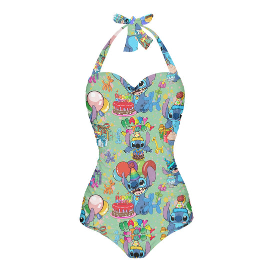 Birthday Alien Strappy one piece