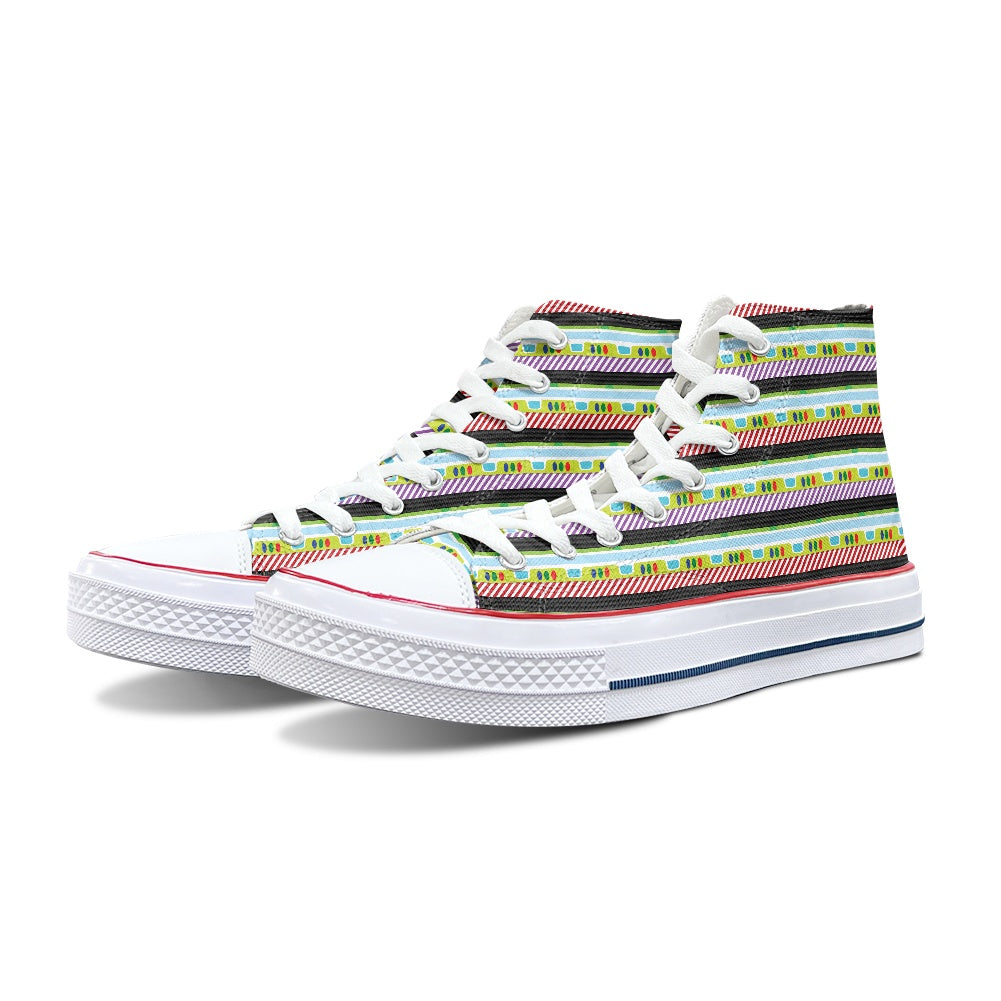 Toy Box- Buzz- High Top Canvas Shoes