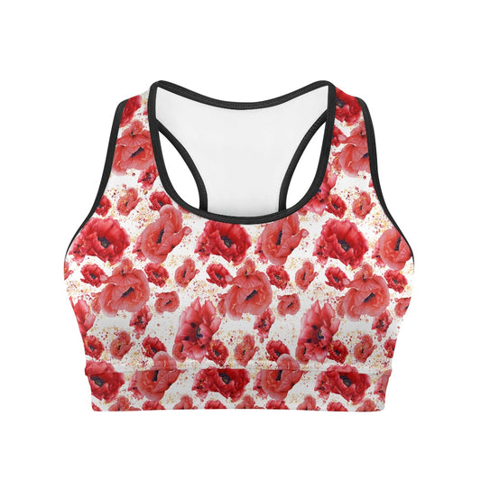 Poppies Women's Sports Vest