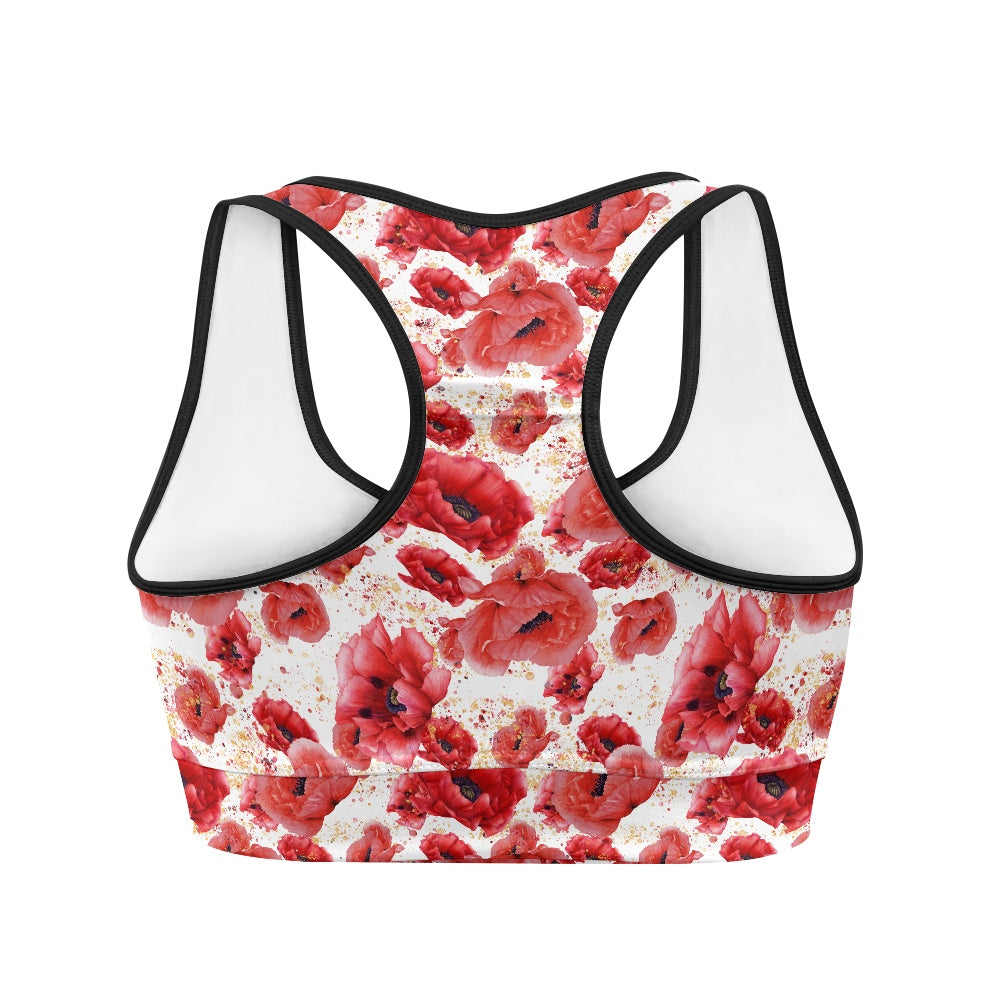 Poppies Women's Sports Vest