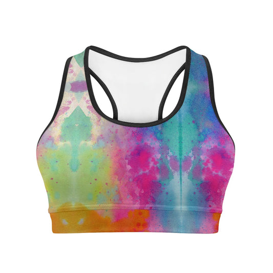 Tie Dye Splash Women's Sports Vest