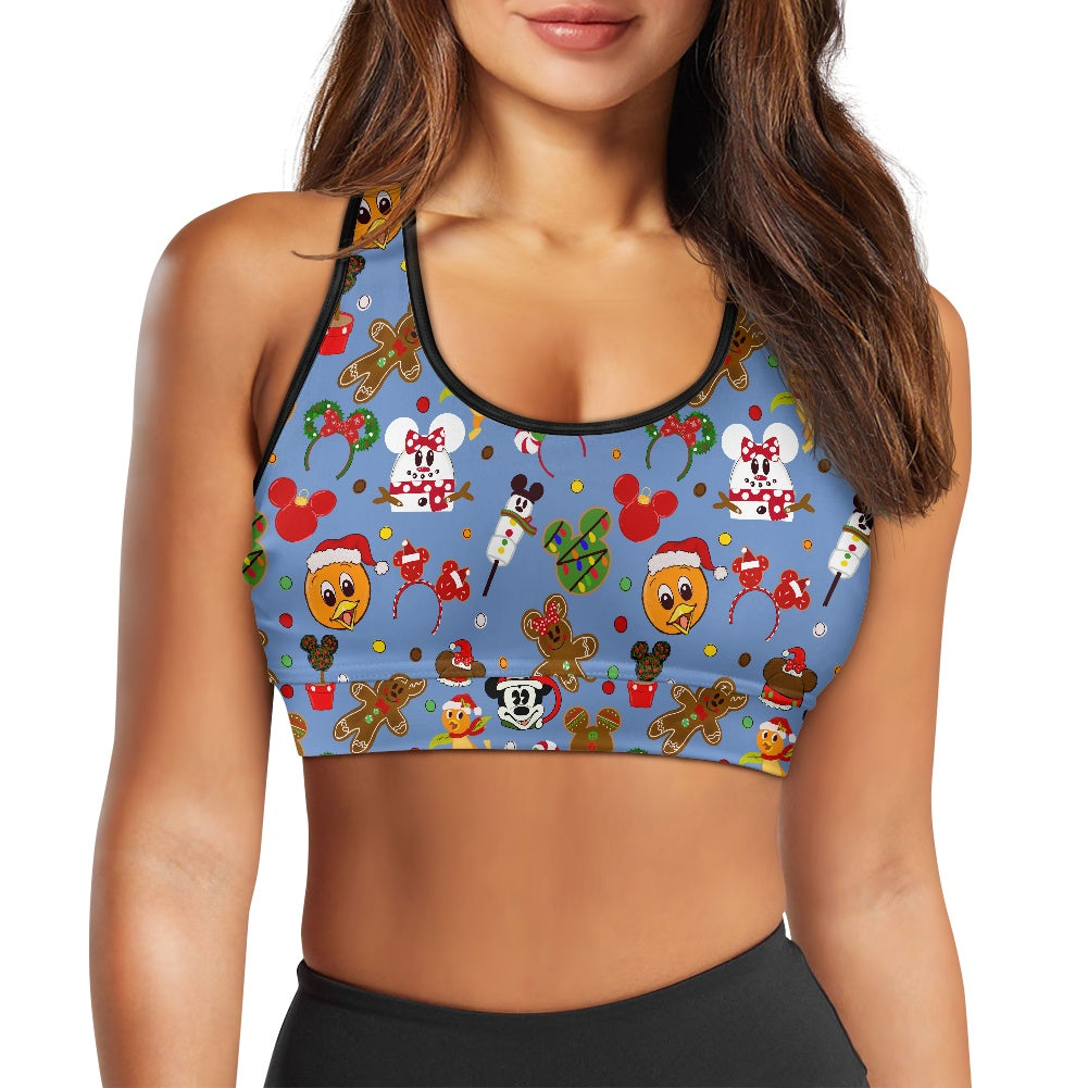 Christmas Sketch Women's Sports Vest