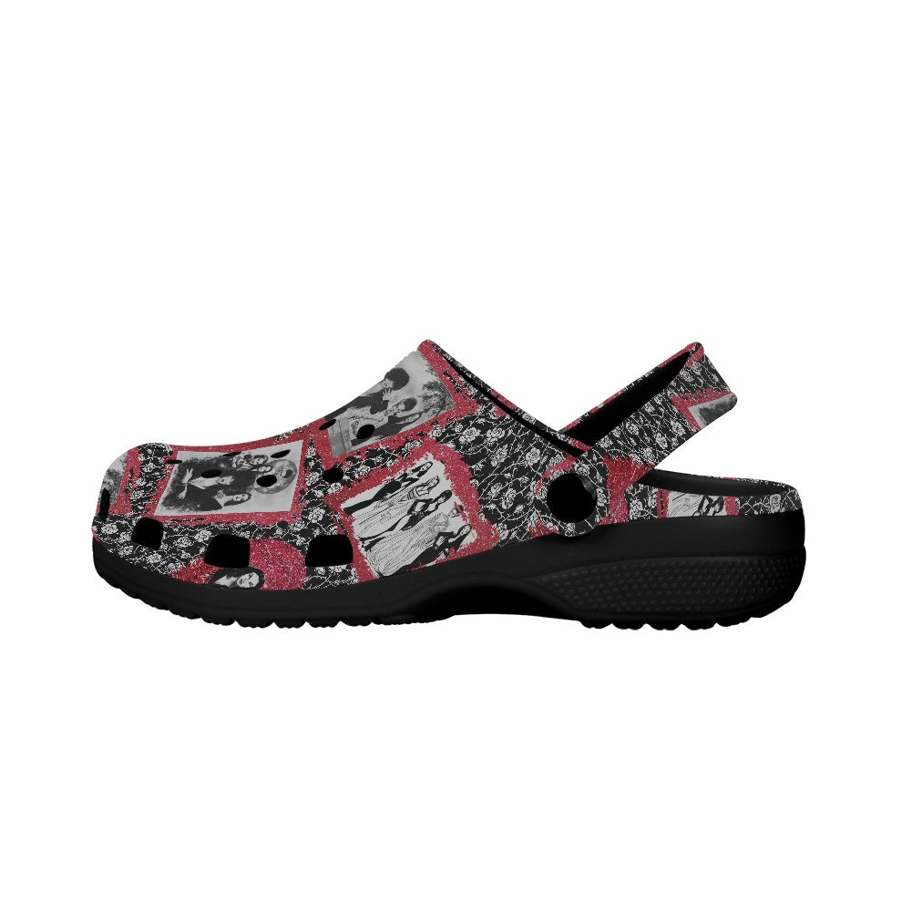 Scream Queens Adult Crocs Black Sole