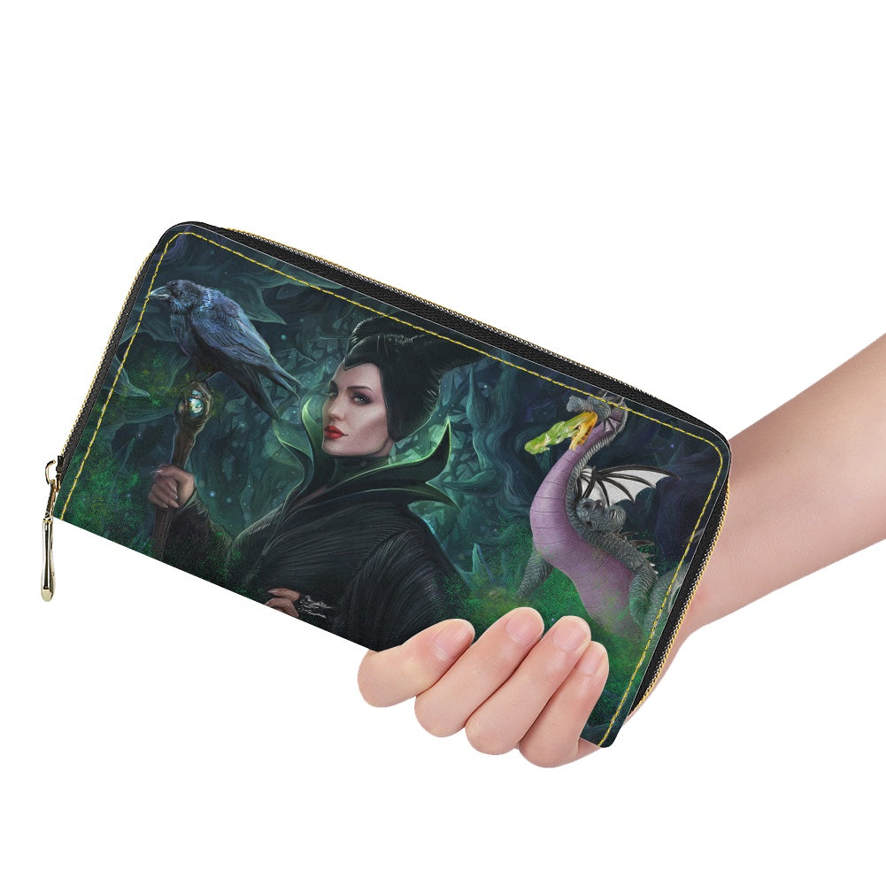 Evil Fairy Mist PU wallet (nylon zipper)