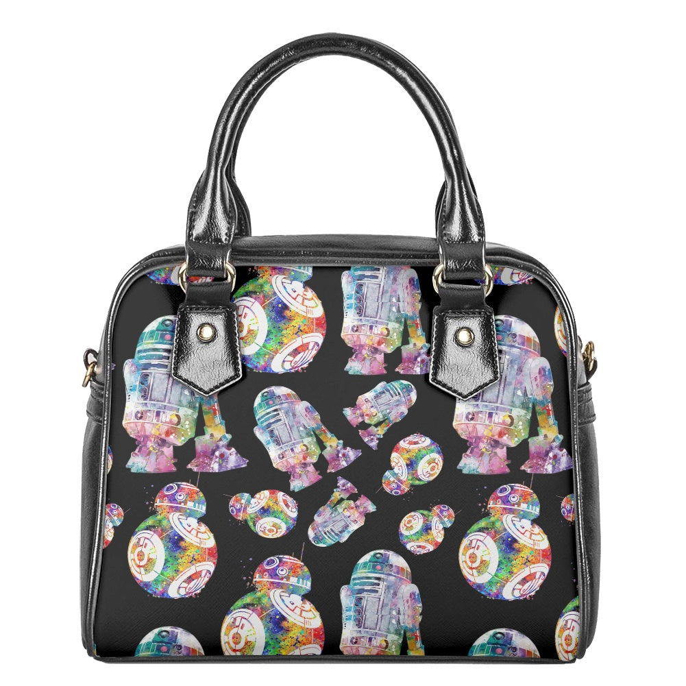 Rainbow Droids Bowler Bag