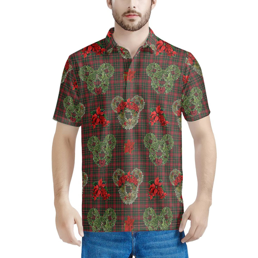 Christmas Wreaths Polo T-shirt