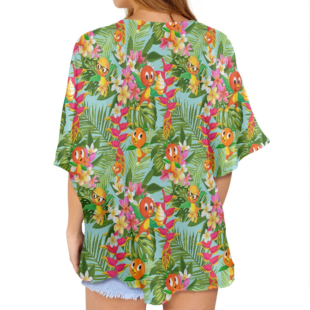 Tropical OB Women's Short Sleeve Cardigan