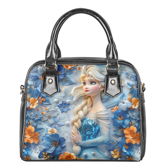 Icy Princess Floral Bowler Bag