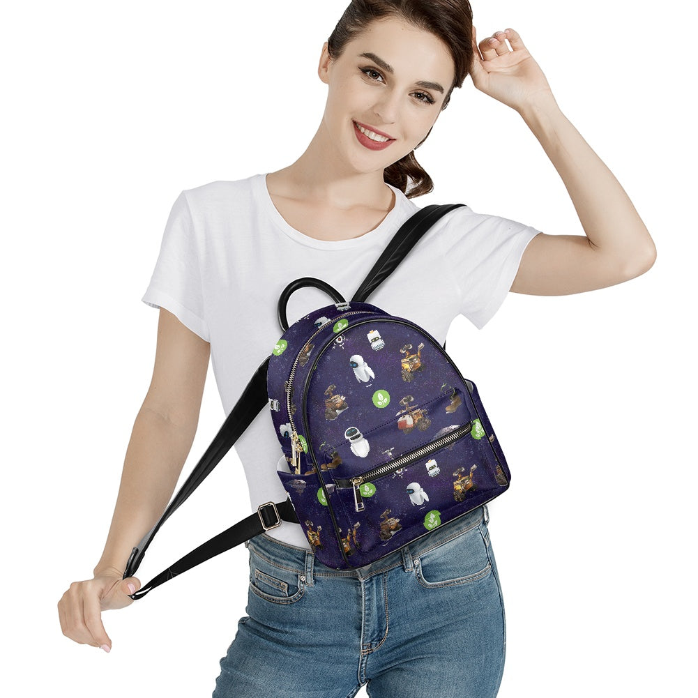 Space Robots Casual Backpack for women