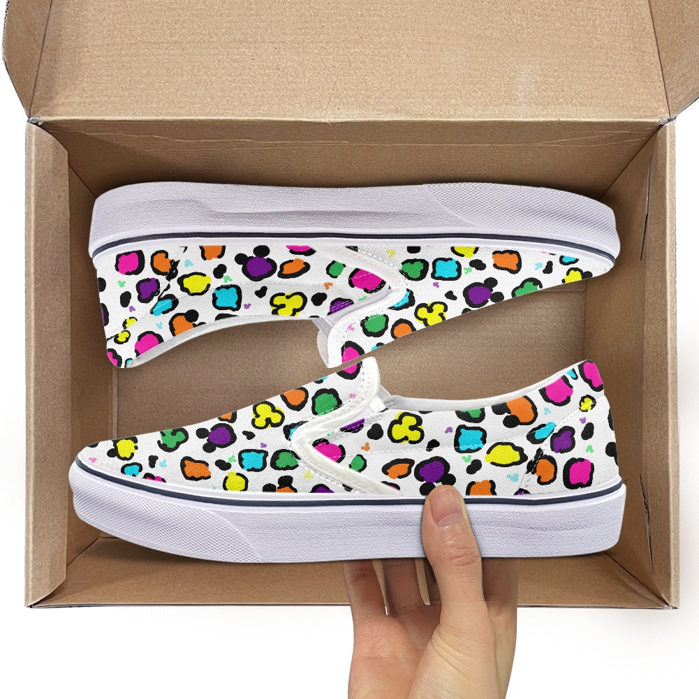 Neon Spots Pedal canvas shoes for Adult