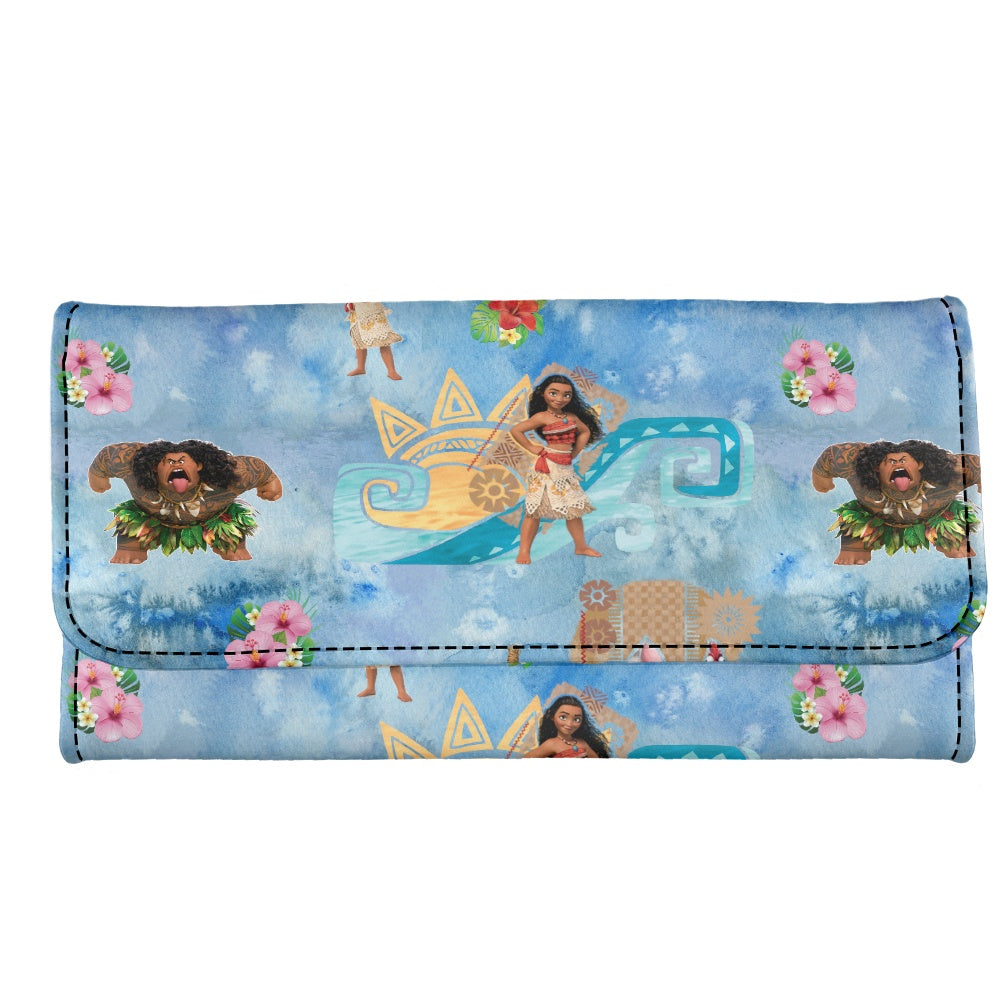 Island Girl Long Folding Wallet