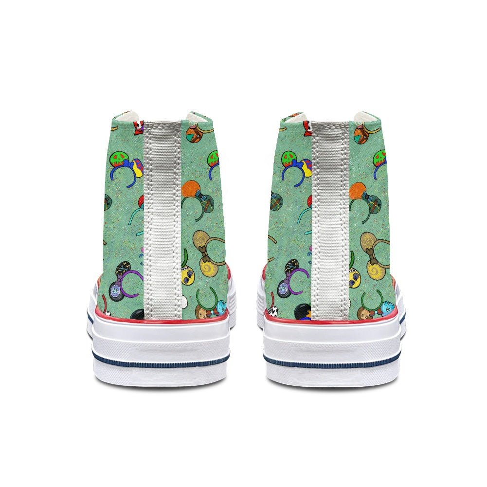Magical Ears High Top Canvas Shoes