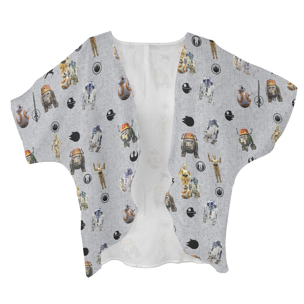 Droids Women's cardigan chiffon shirt