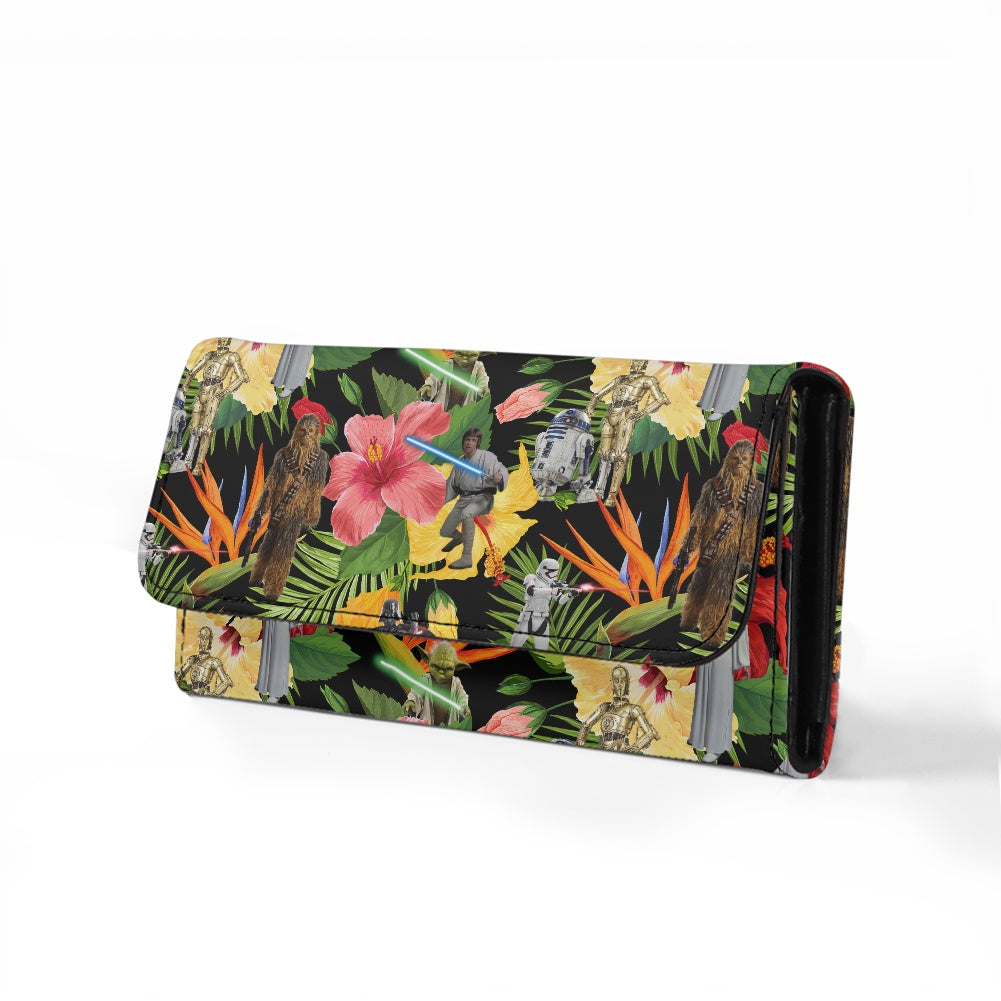 Tropical SW Long Folding Wallet