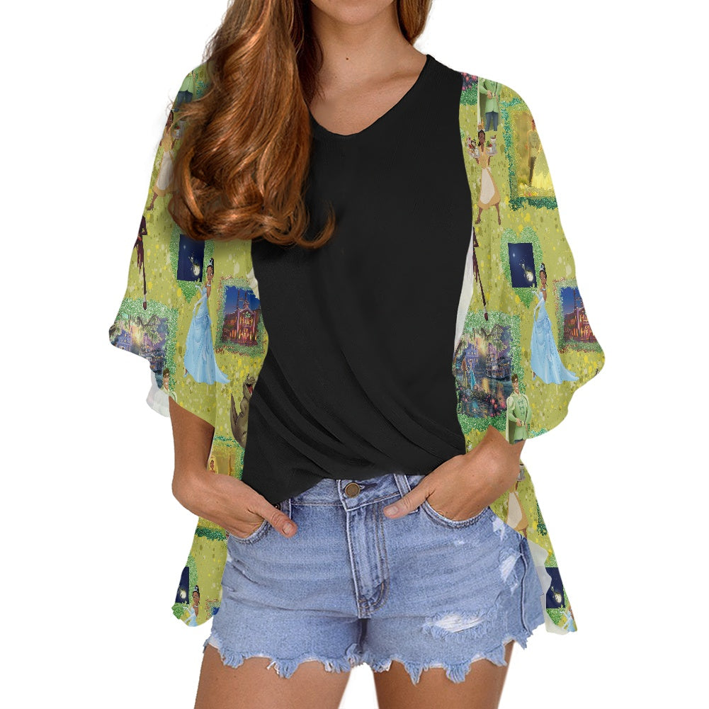 Almost There Women's cardigan chiffon shirt