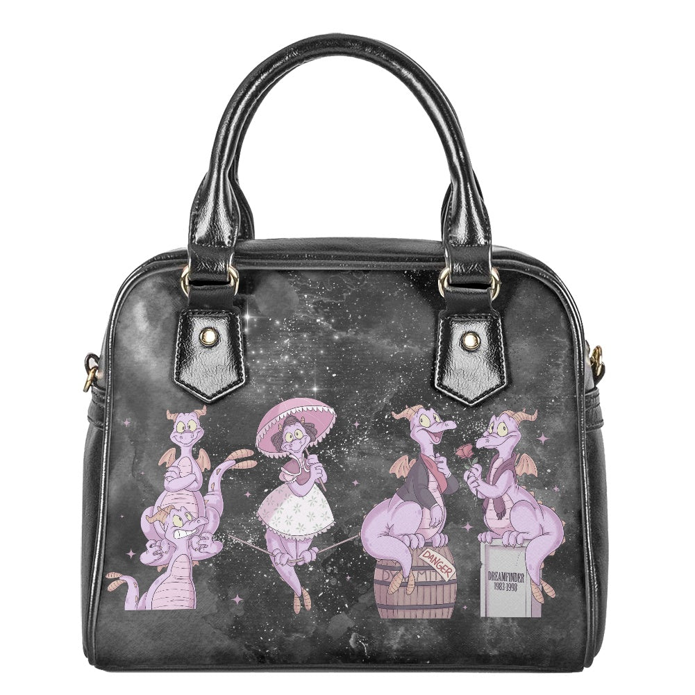 Purple Dragon Stretching Bowler Bag