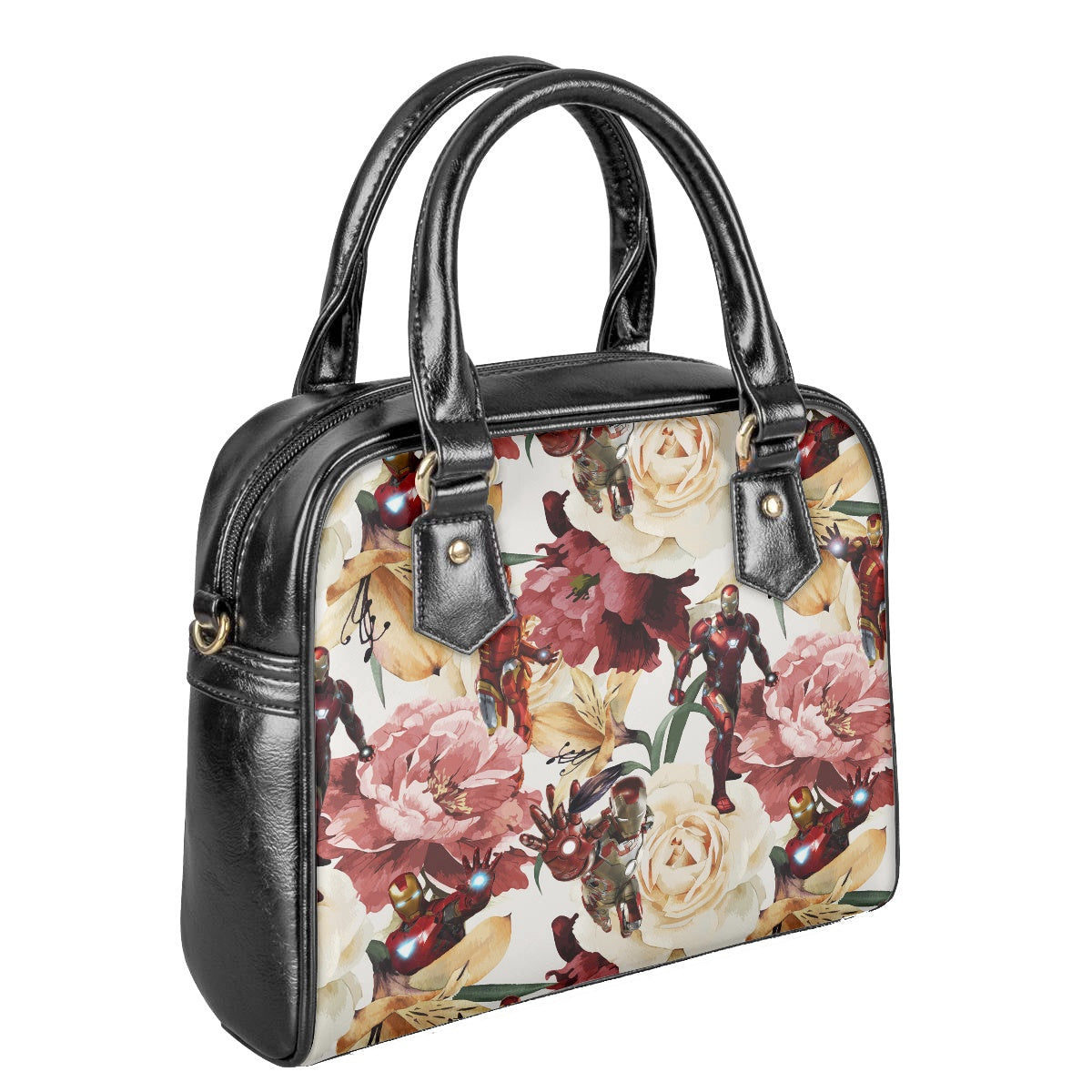 Floral Iron Bowler Bag