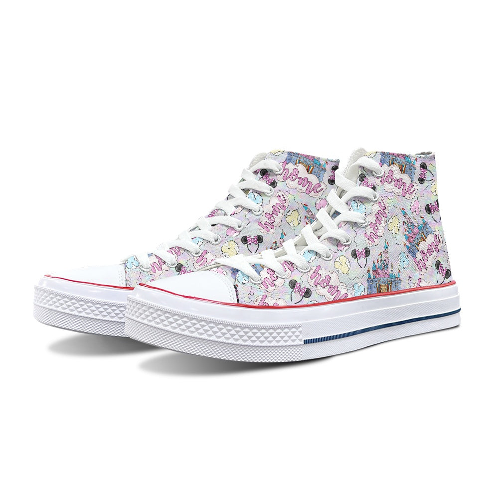 Home High Top Canvas Shoes