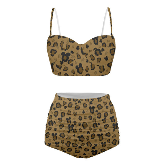 Cheetah Mouse Vintage bikini set