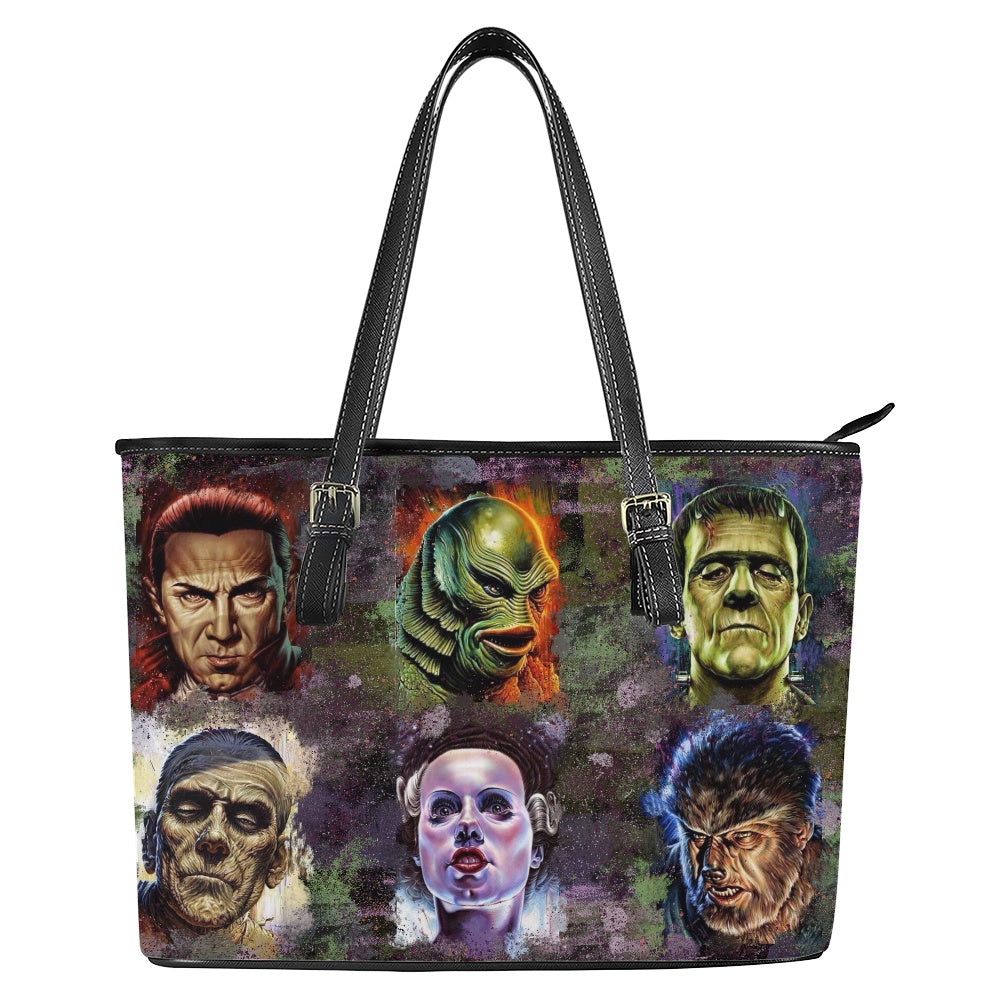 Movie Monsters Large Tote