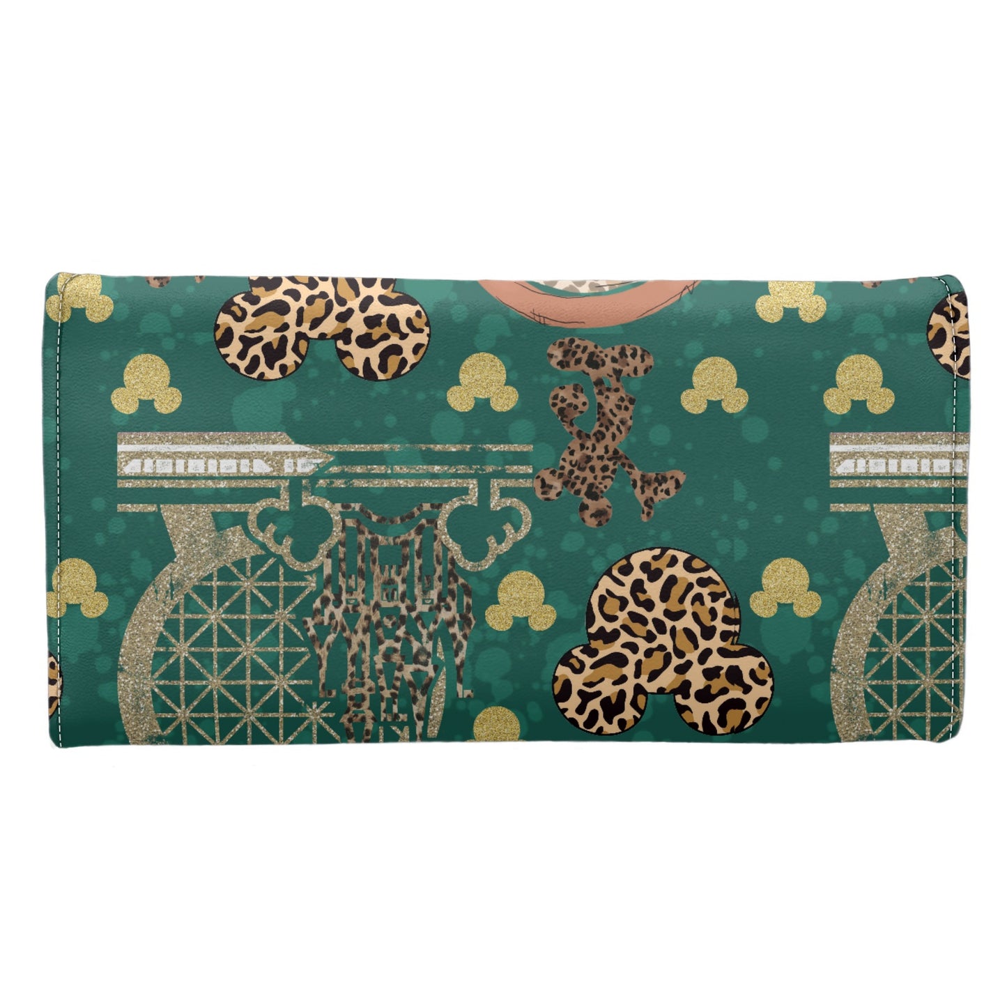 Cheetah Rainbow Long Folding Wallet