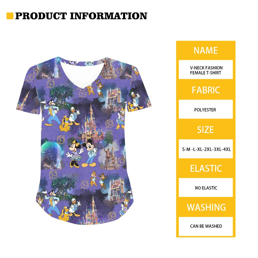 50th Friends Women's V-neck Top