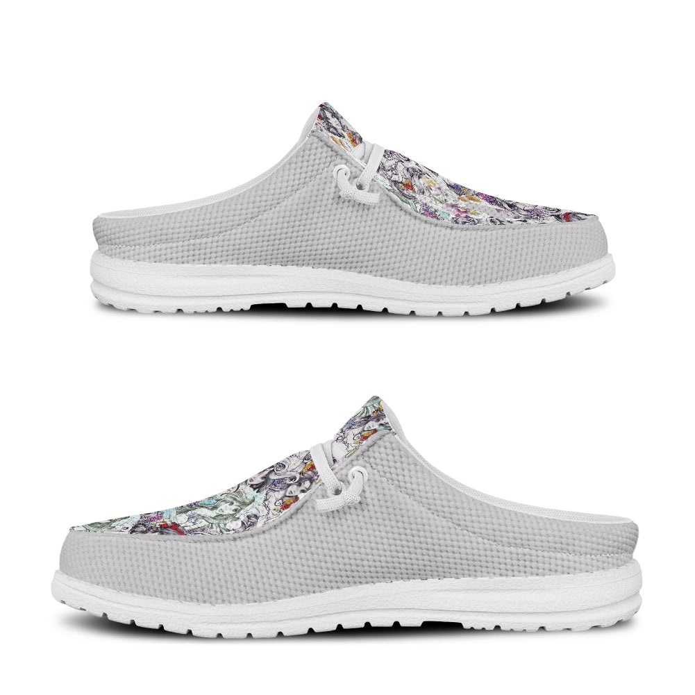 Princess Floral MESH DUDE SHOES