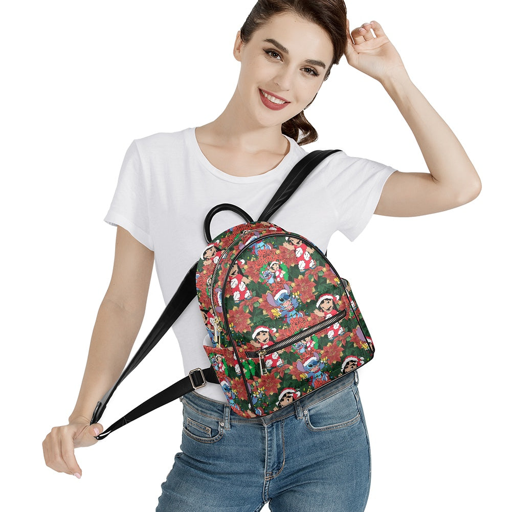 Hawaiian Christmas Casual Backpack for women