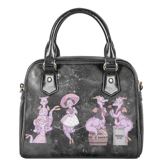 Purple Dragon Stretching Bowler Bag