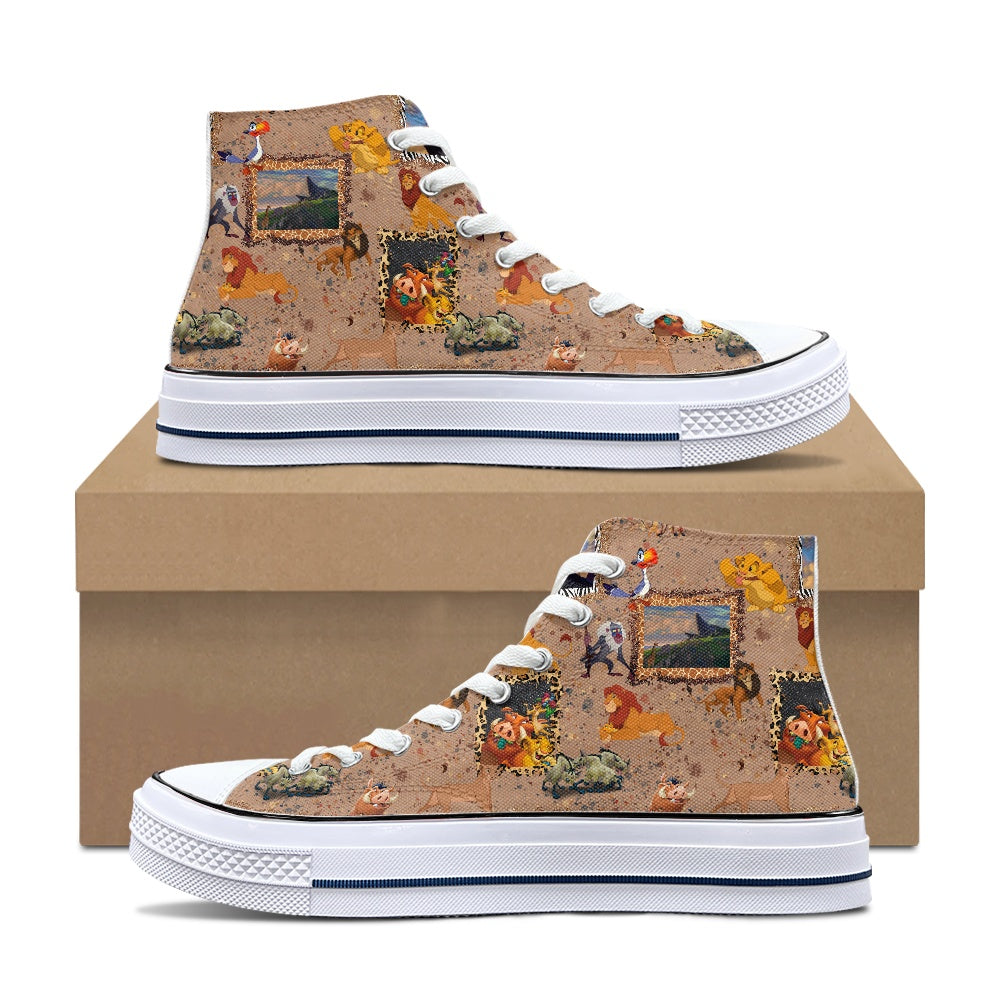 Pride Rock High Top Canvas Shoes