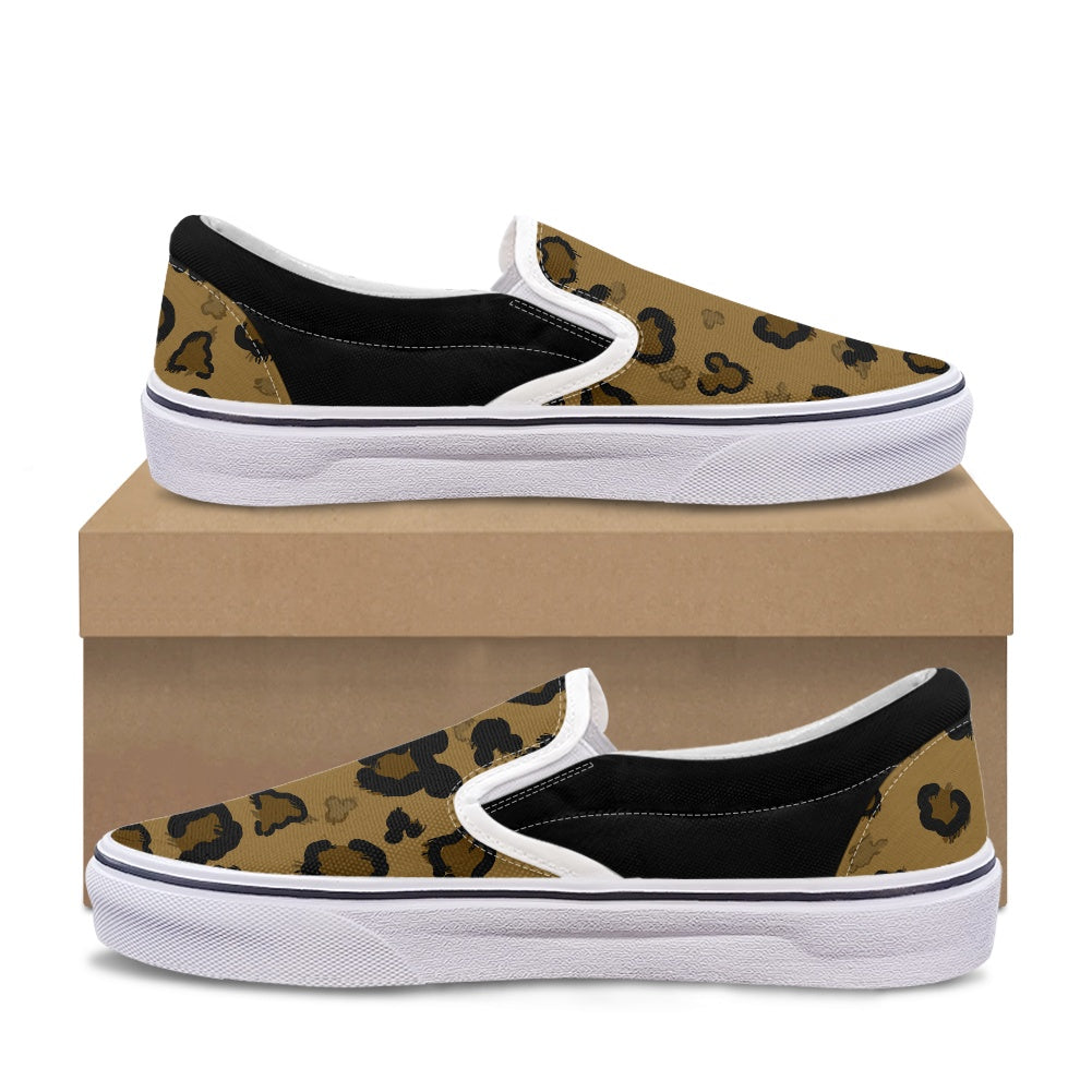 Cheetah Mouse Pedal canvas shoes for Adult