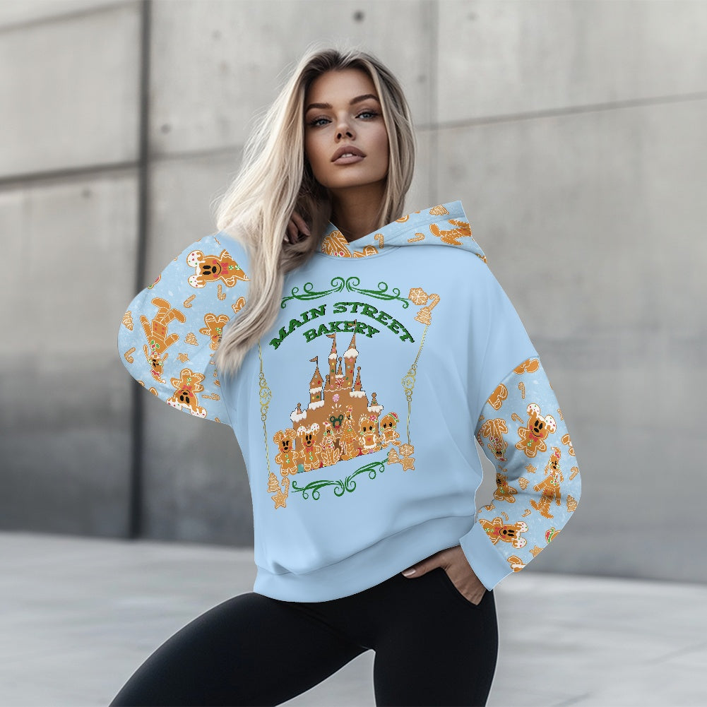 Gingerbread Cookie Pals Women's loose pullover sweatshirt