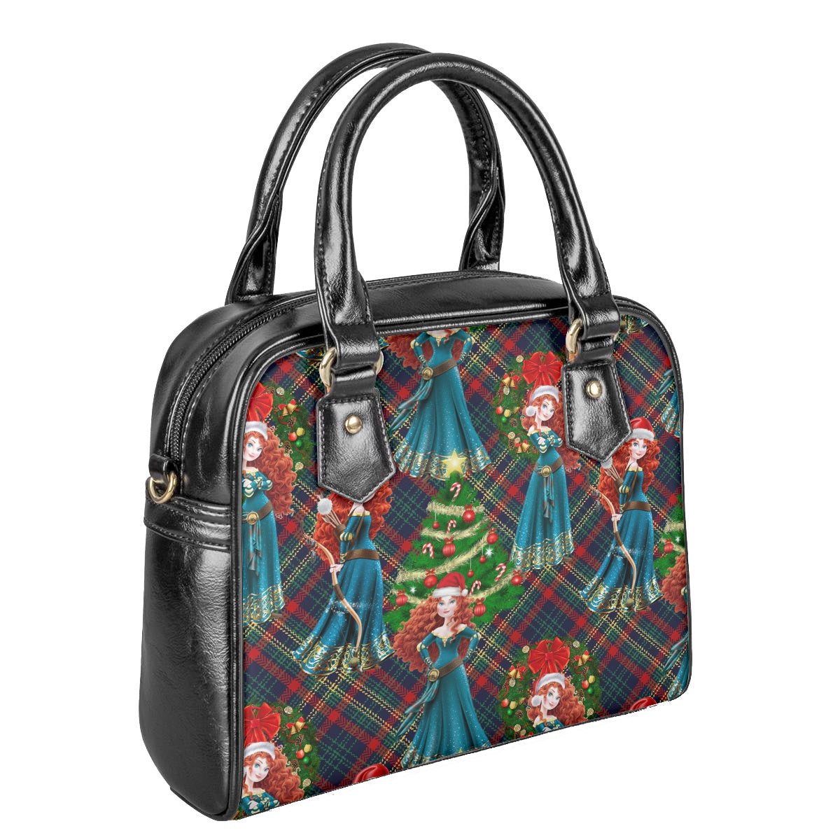 Scottish Christmas Bowler Bag