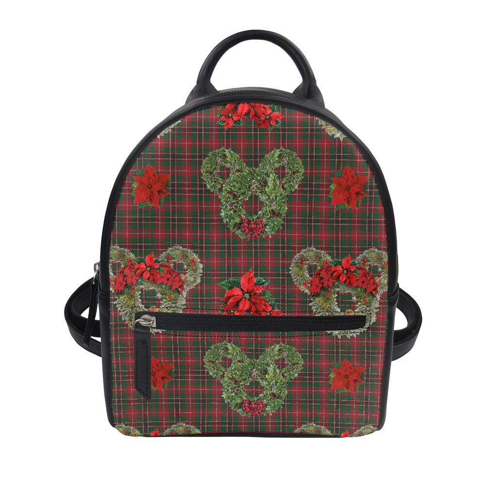 Christmas Wreaths Small Backpack