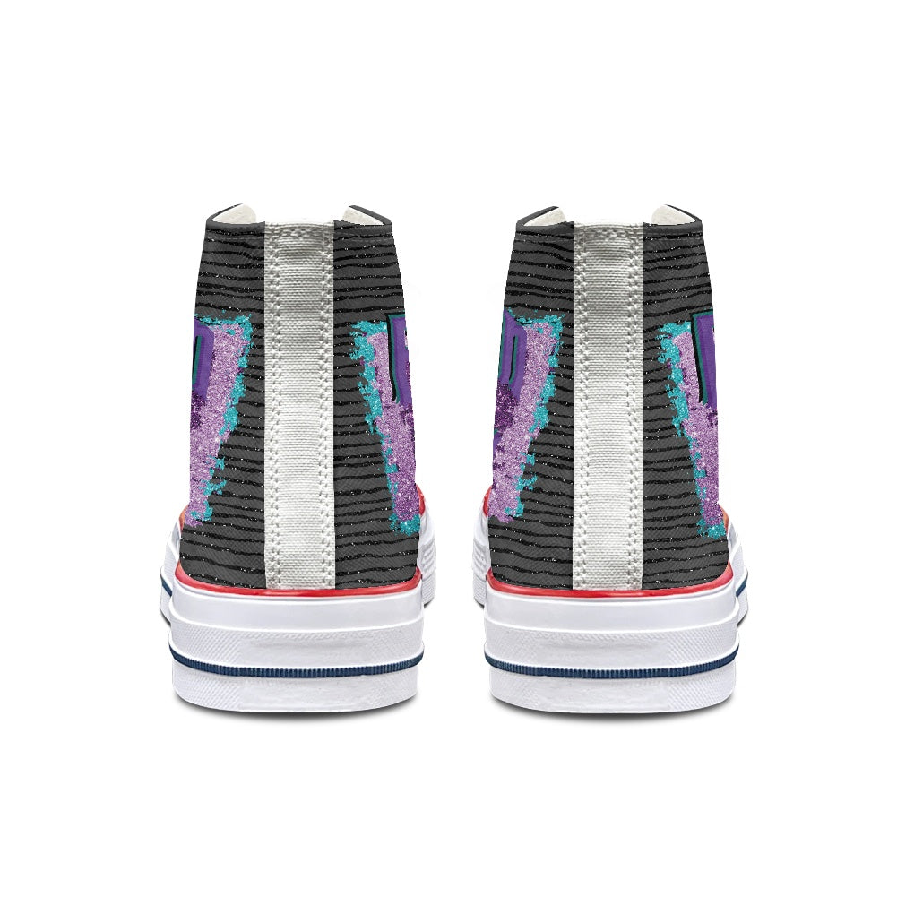 HM Foolish Mortal High Top Canvas Shoes