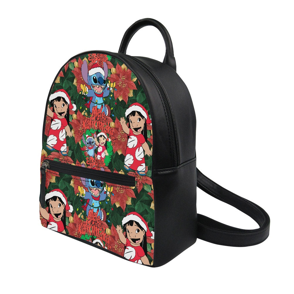 Hawaiian Christmas Small Backpack