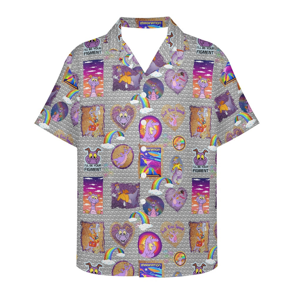 Purple Dragon Hawaiian shirt