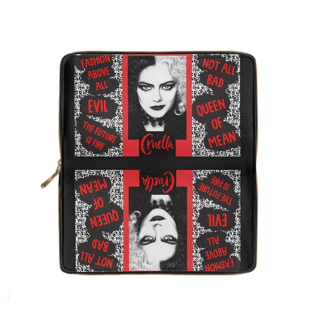 Evil Fashion PU wallet (nylon zipper)