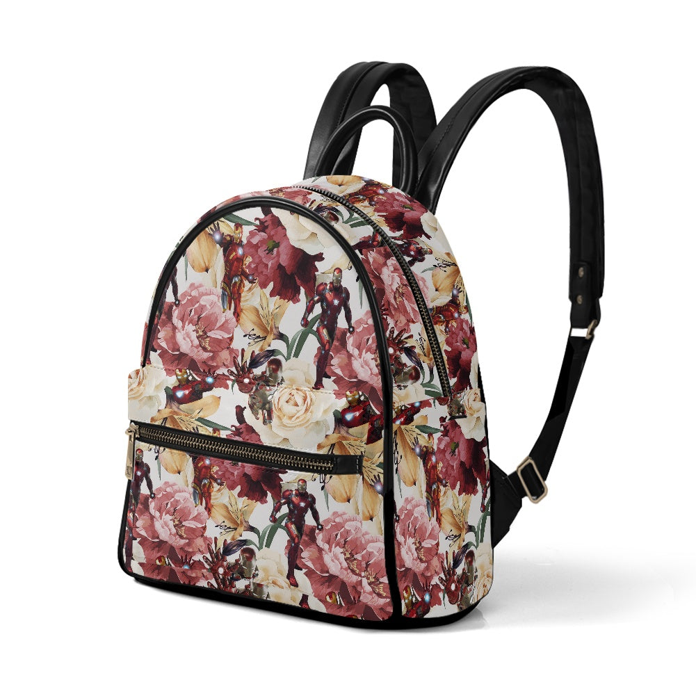 Floral Iron Casual Backpack for women