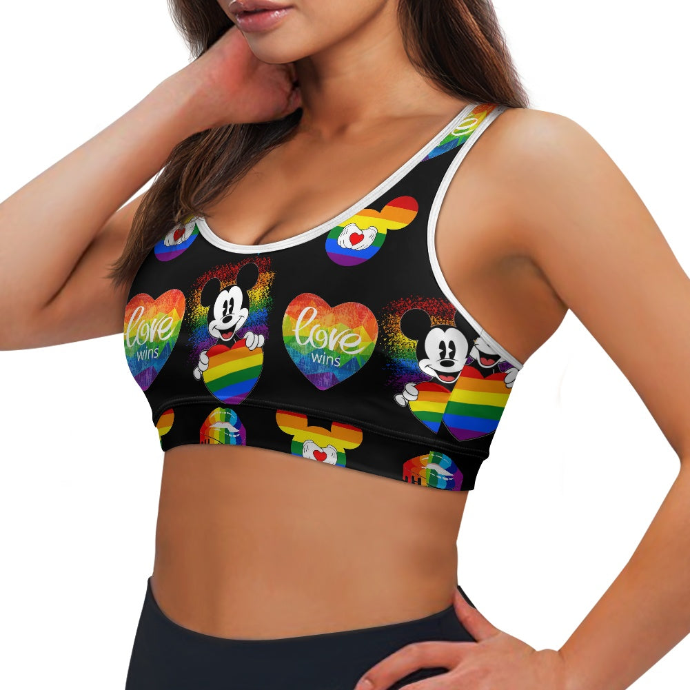 Mouse Pride Women's Sports Vest