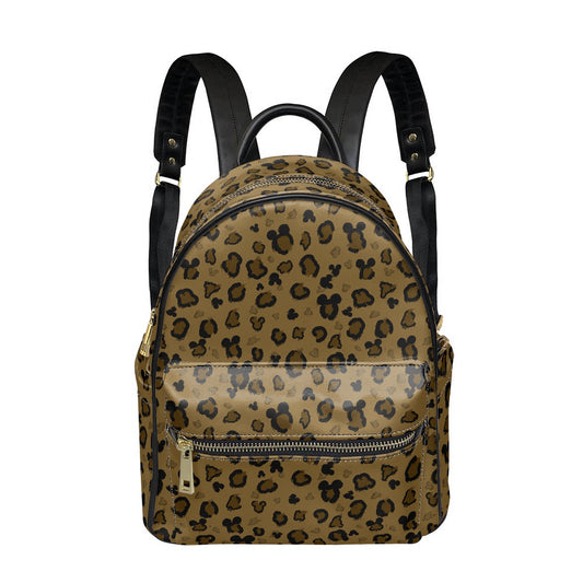 Cheetah Mouse Casual Backpack for women