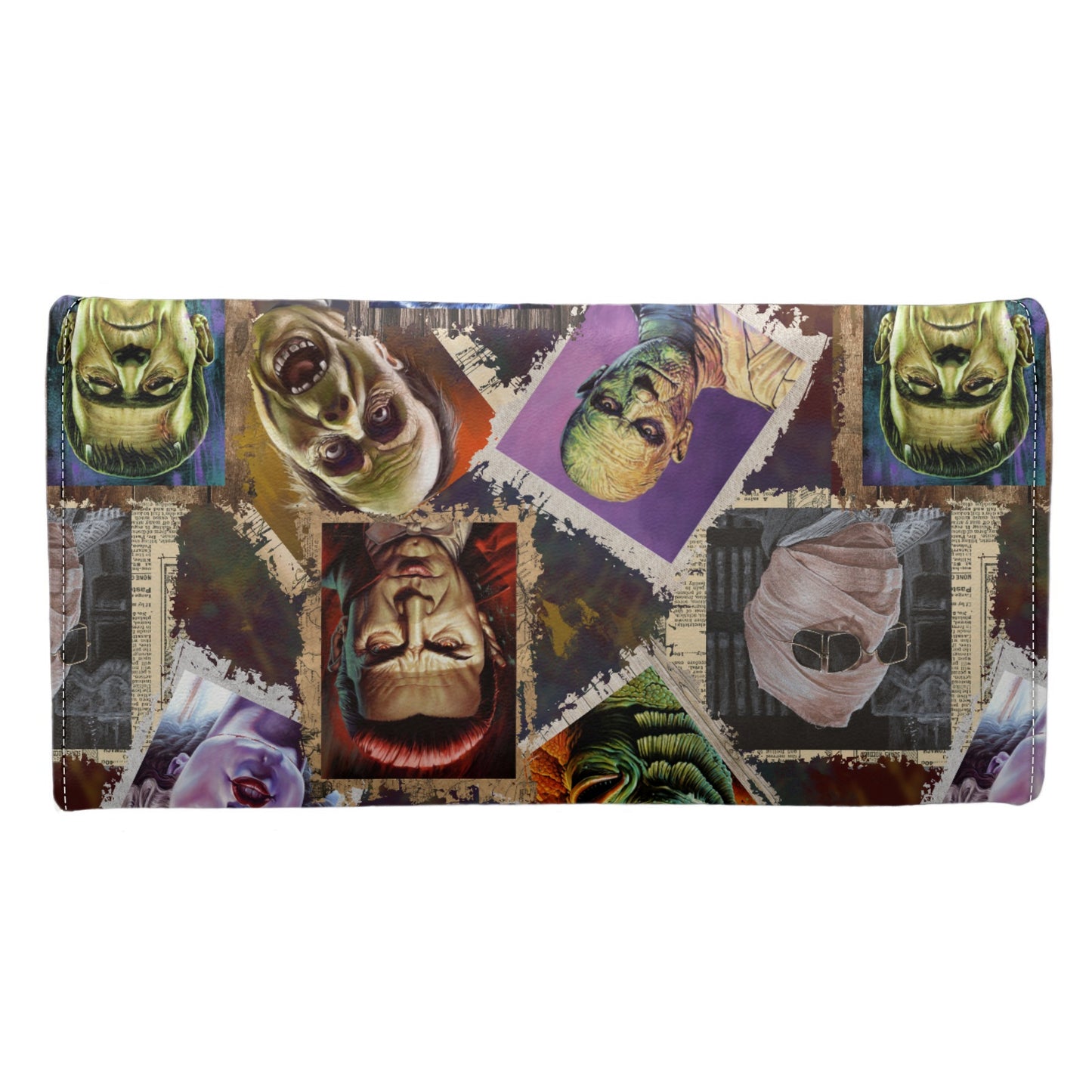 Movie Monsters Long Folding Wallet