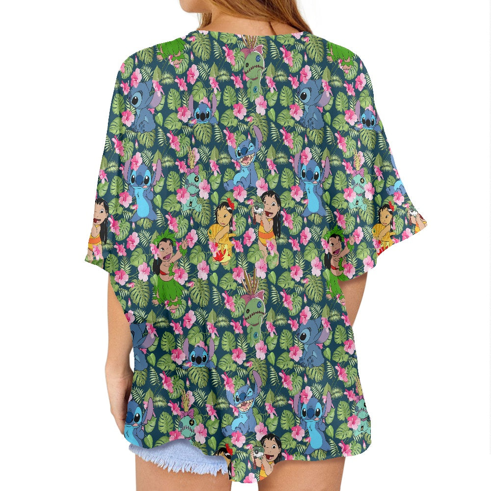 Hawaiian Alien Women's cardigan chiffon shirt