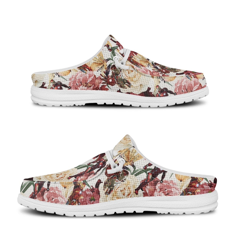 Floral Iron MESH DUDE SHOES