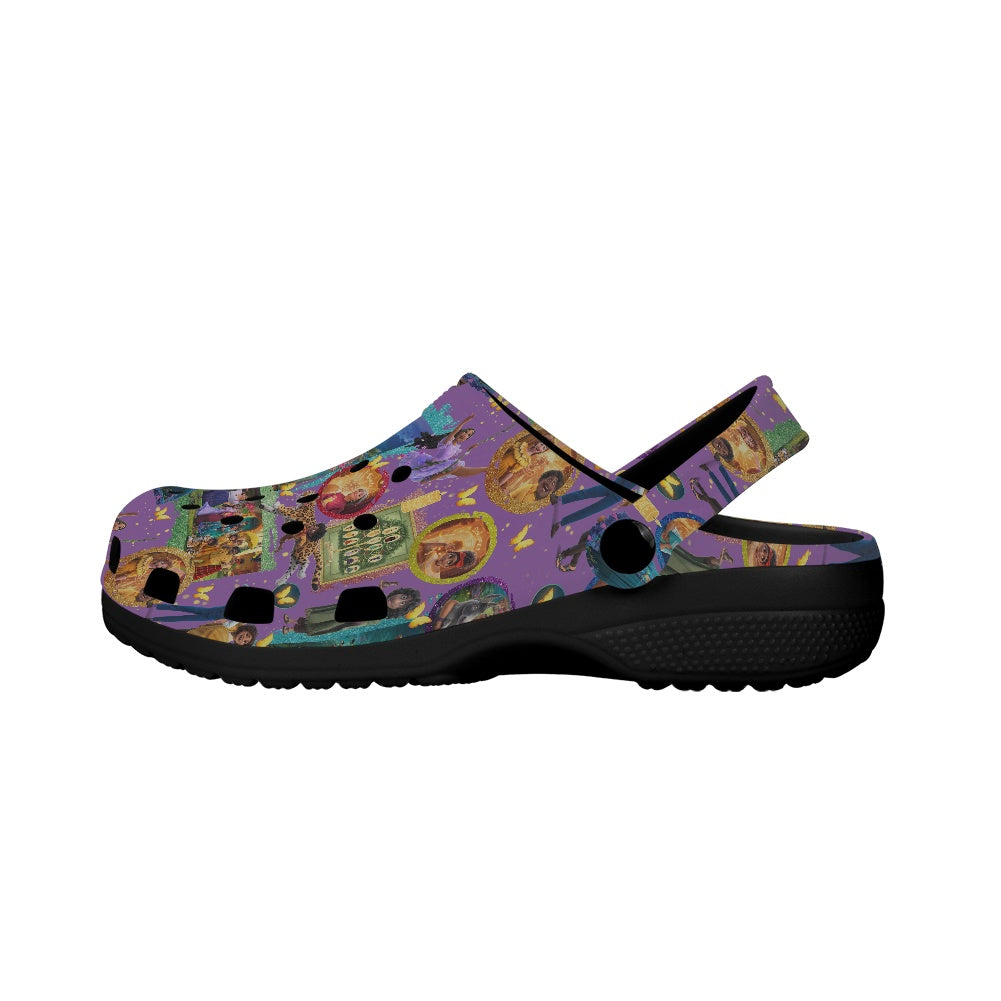 Magic Family Crocs Black Sole